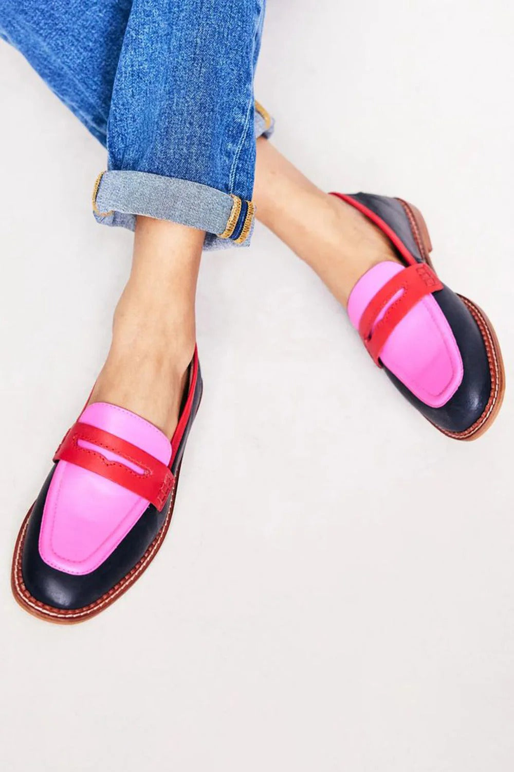 FAIUS™ | LOAFERS WITH COLOURFUL DETAILS