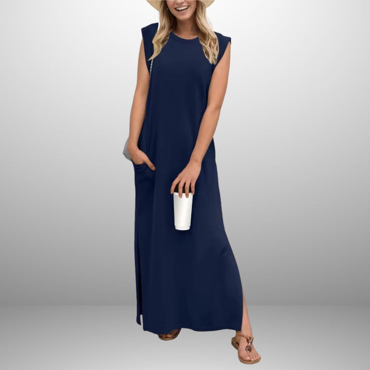 EMMA | ROBE LONGUE FLUIDE ANTI-FROISSE