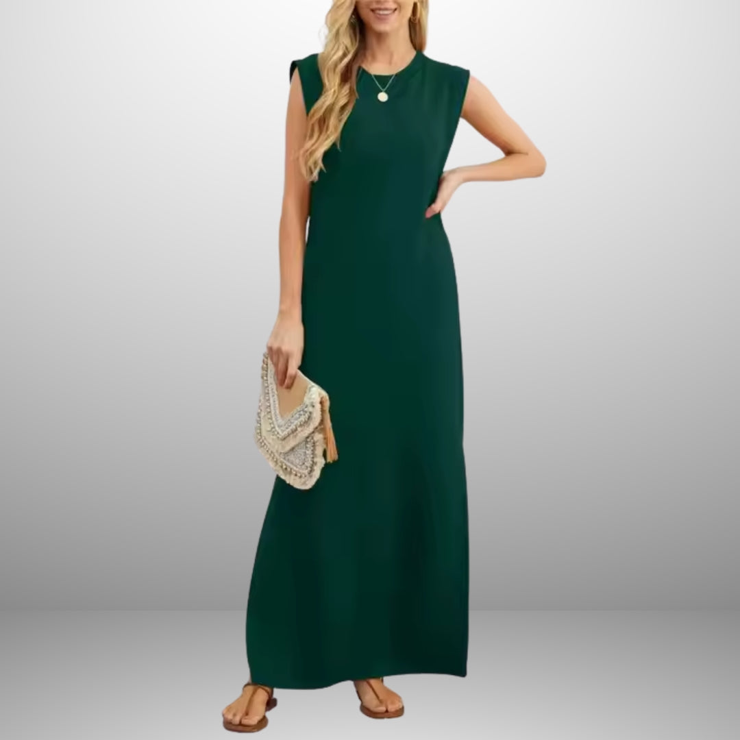 EMMA | ROBE LONGUE FLUIDE ANTI-FROISSE