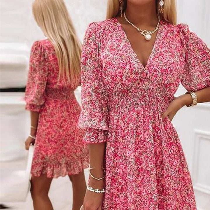 ADDISON™ | ROBE ÉLÉGANTE À FLEURS