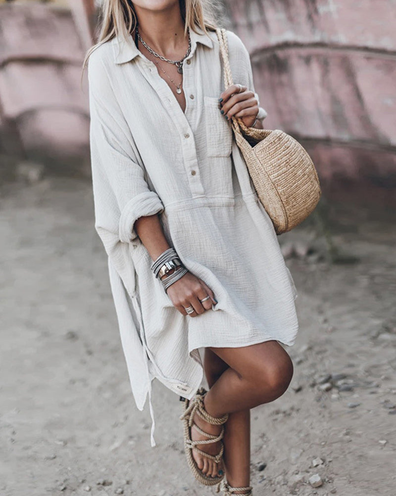 Dalia™ | Chemise chic en coton mélangé