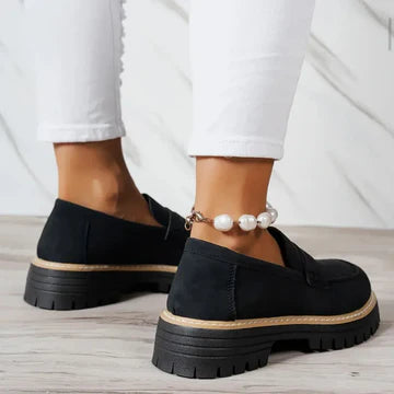 ELISABETTA | COMFORTABLE SUEDE LOAFERS WITH THICK, PADDED SOLE
