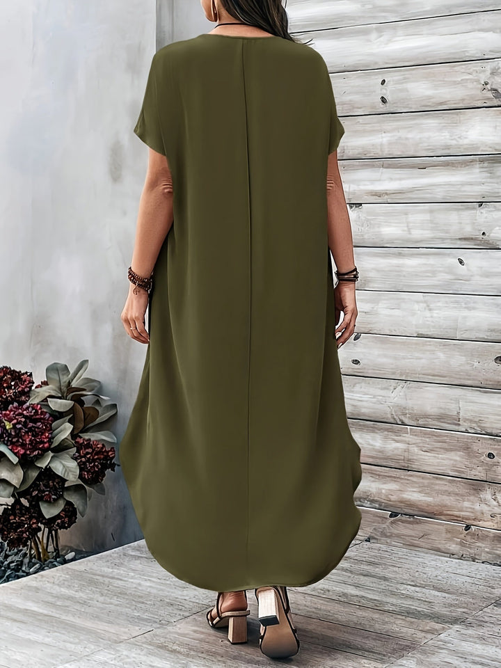 HAILEY | ROBE À COL EN V