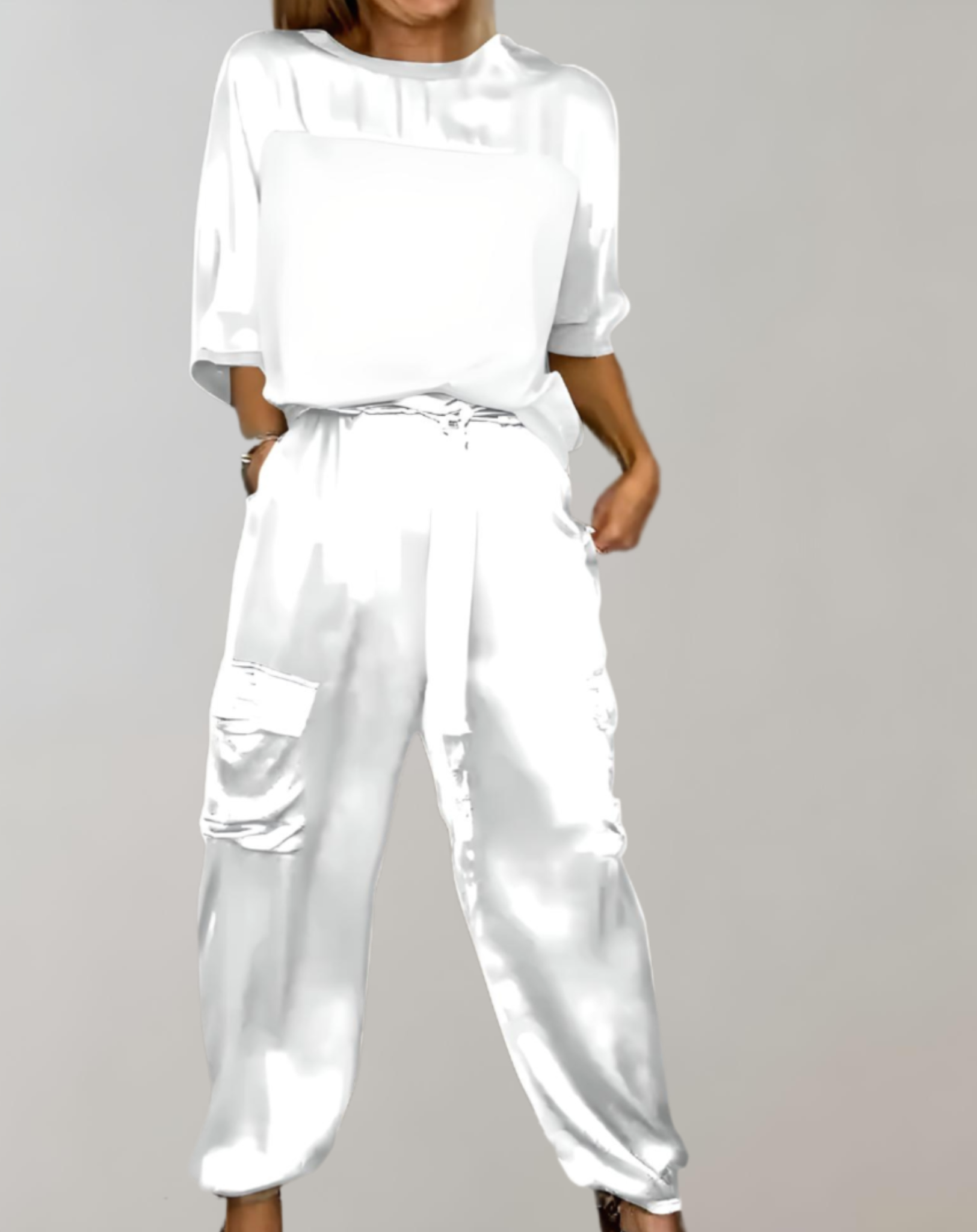 MIRIAM - SILKY CARGO LOUNGE SET