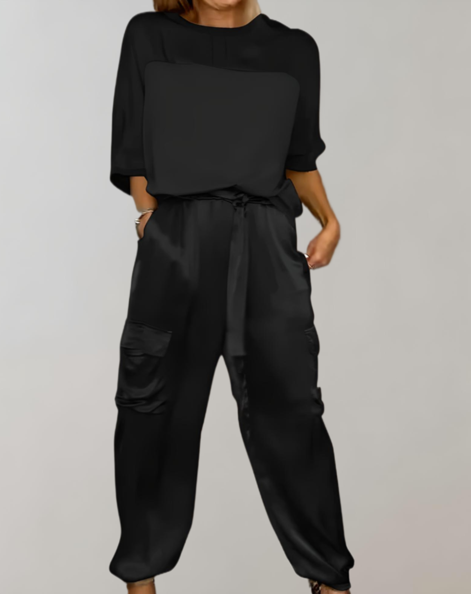 MIRIAM - SILKY CARGO LOUNGE SET