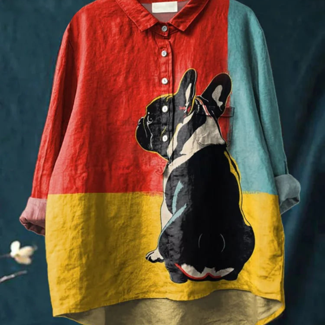 MEL™ | DOG PATTERN SHIRT