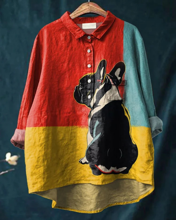MEL™ | DOG PATTERN SHIRT