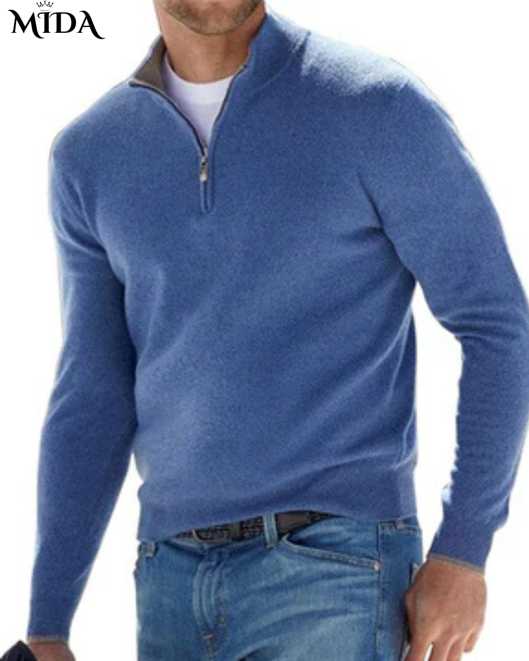 Bruce™ | Zip-up sweater