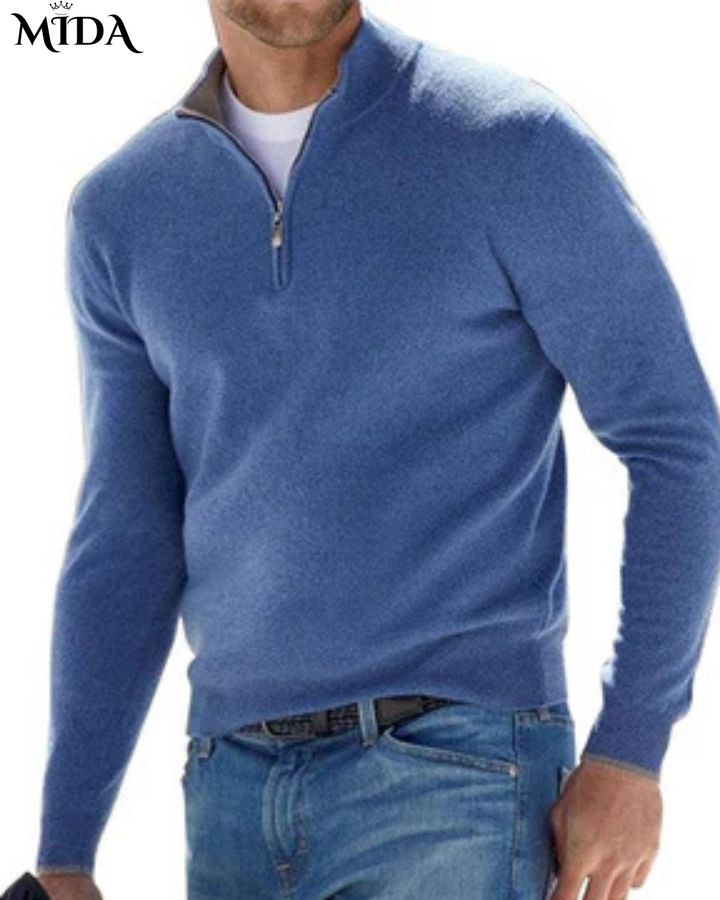 Bruce™ | Zip-up sweater