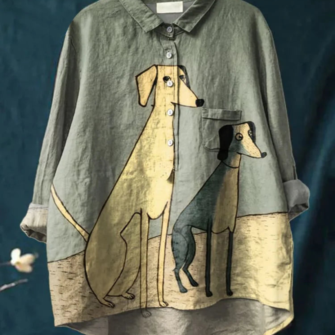 MILA™ | CANINE PATTERN SHIRT