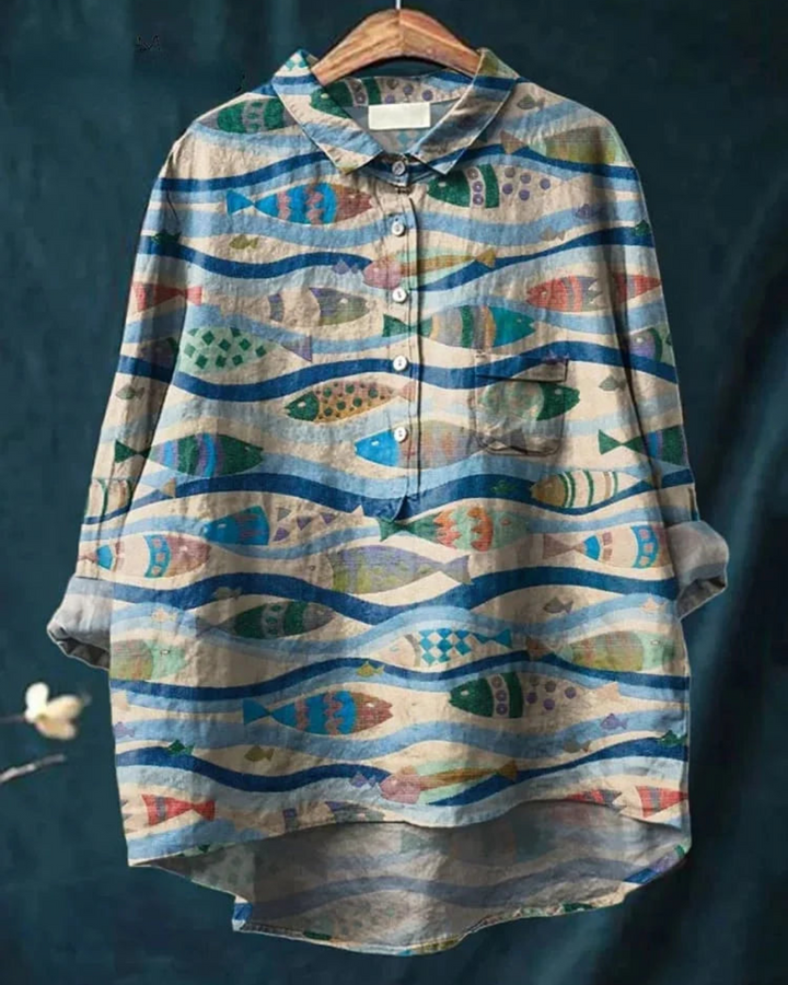 DANNY™ | FISH PRINT SHIRT