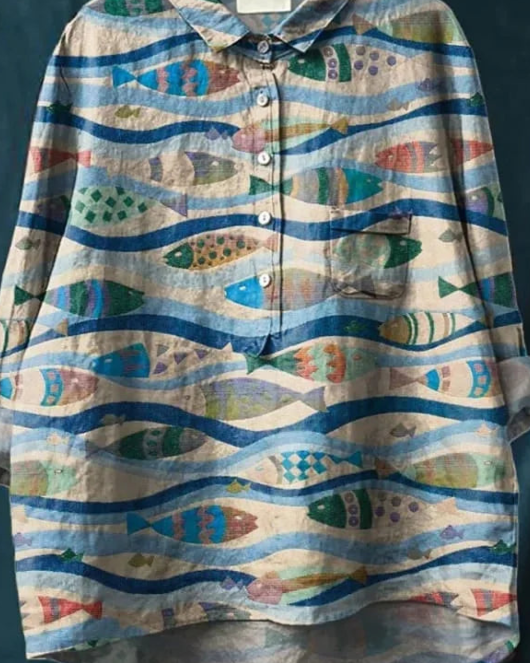 DANNY™ | FISH PRINT SHIRT