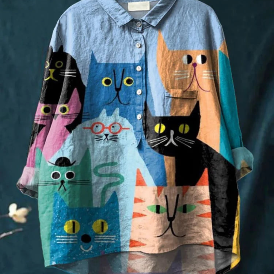 BENJI™ | FELINE ART SHIRT
