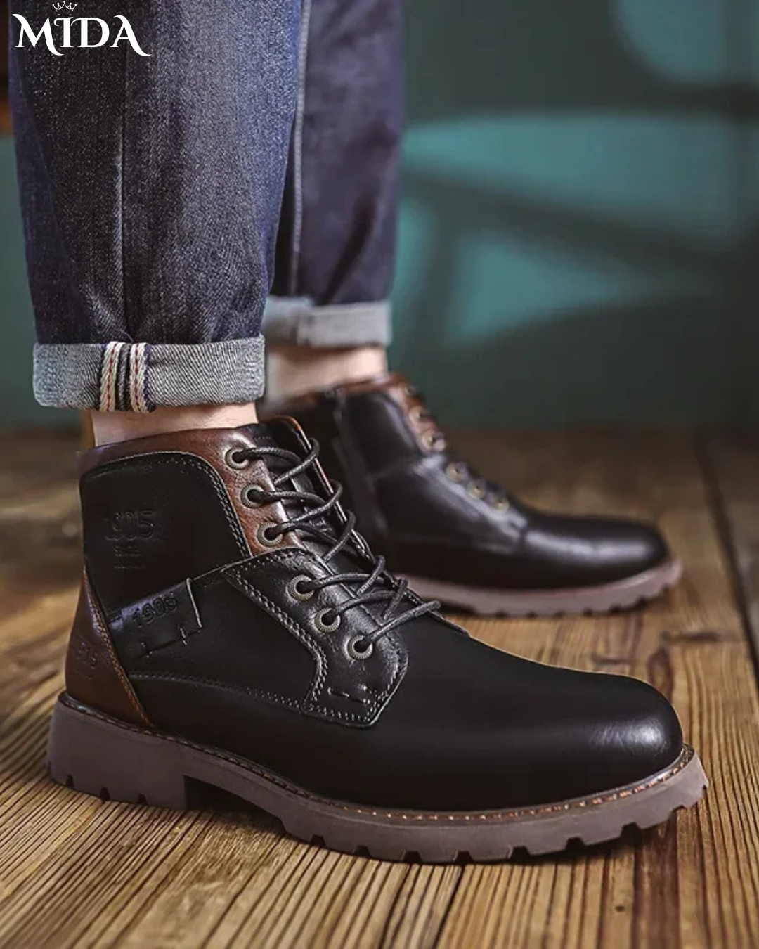 Ford | Men's British Style Leather Casual Boots Regular Price