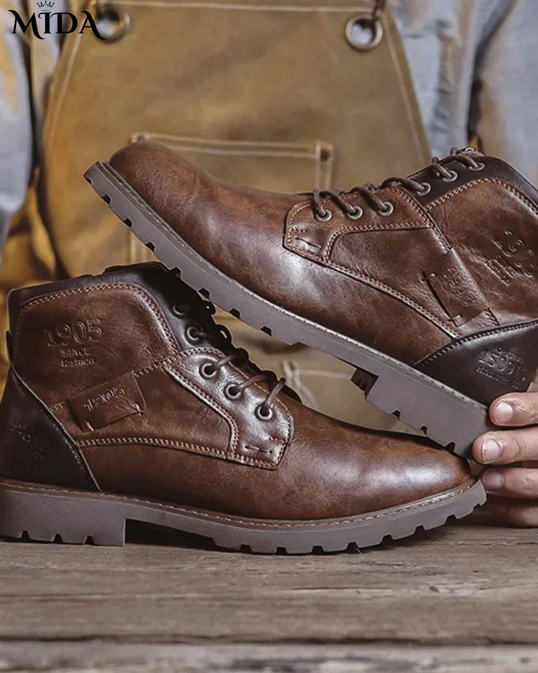 Ford | Men's British Style Leather Casual Boots Regular Price
