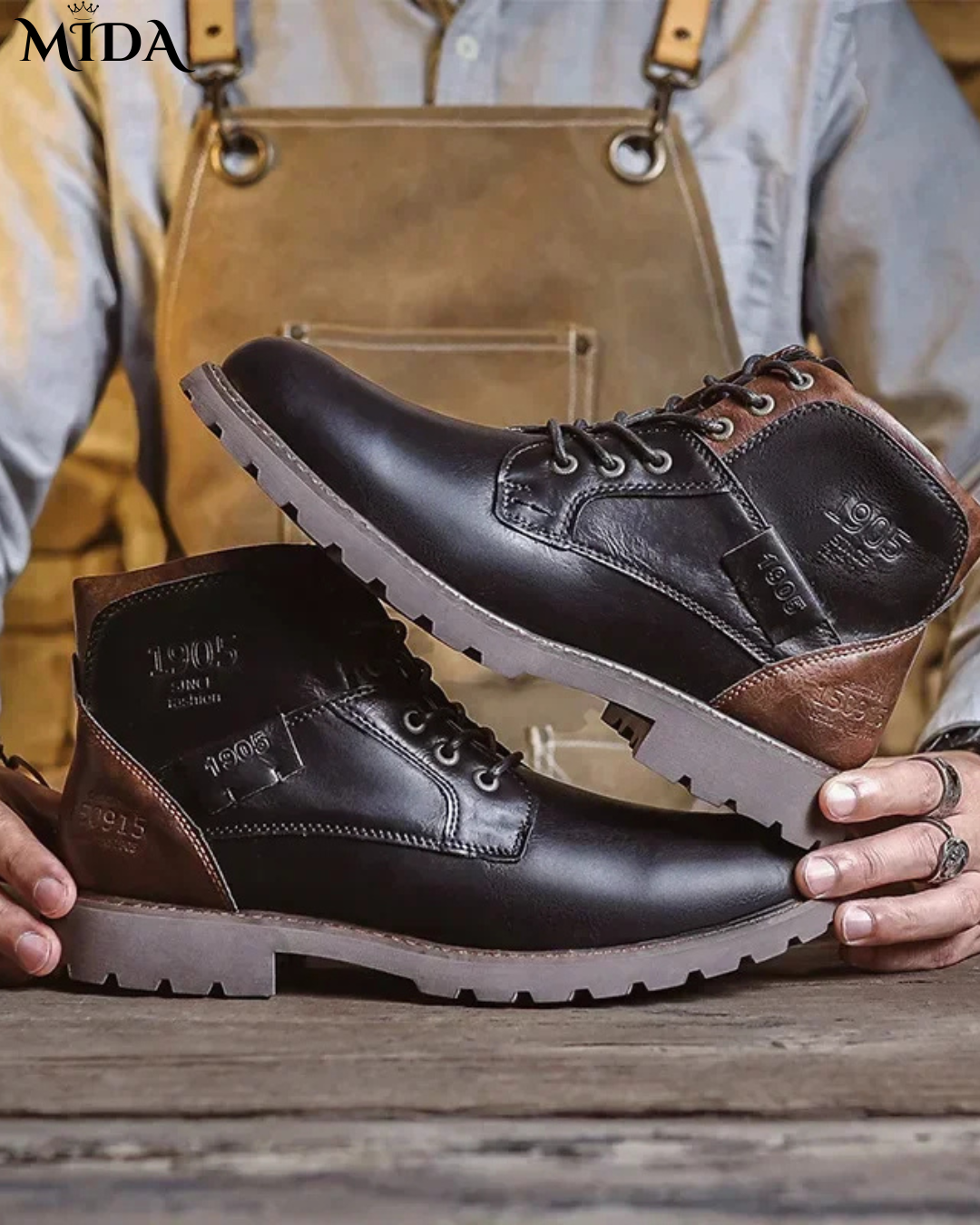 Ford | Men's British Style Leather Casual Boots Regular Price