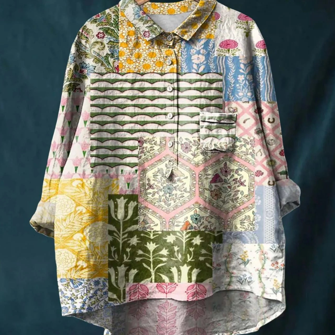 NATASHA™ | ELEGANT FLORAL SHIRT