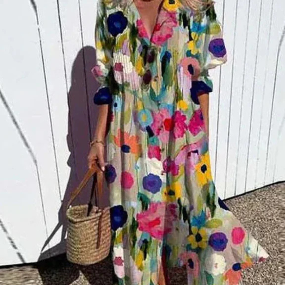 EVANELINE™ | LUXURY BOHEMIAN LONG DRESS