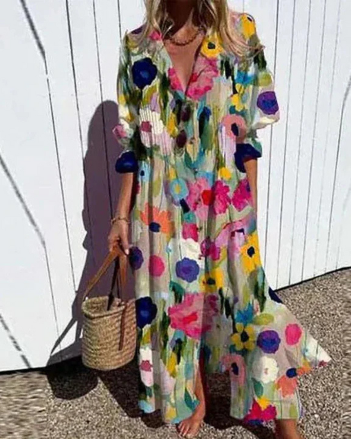 EVANELINE™ | LUXURY BOHEMIAN LONG DRESS