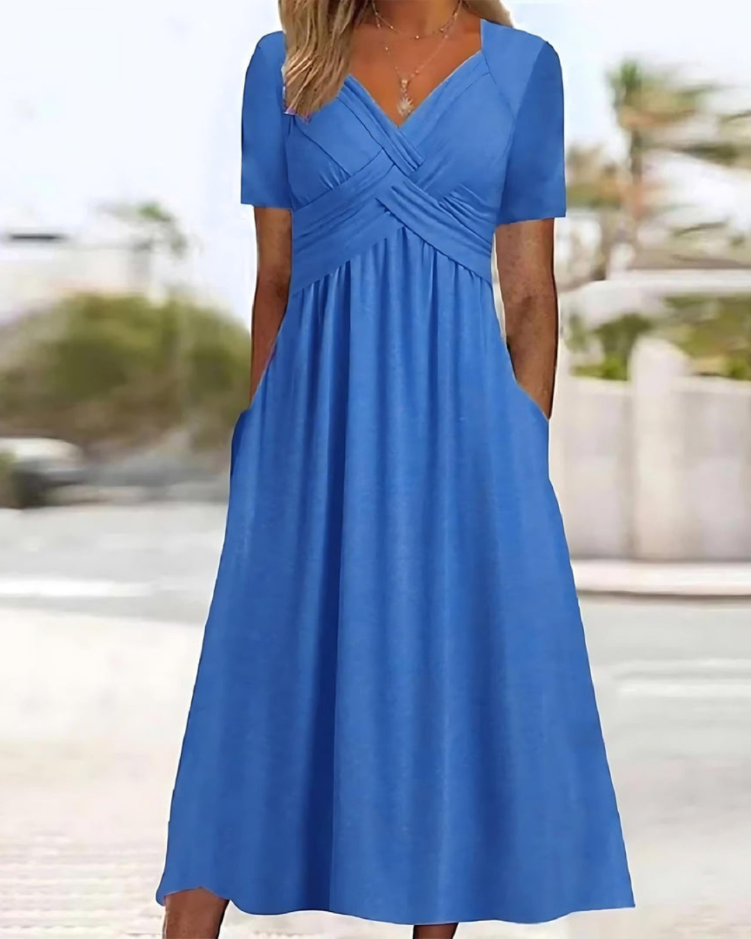 JAMILA™ | ELEGANT MIDI DRESS WITH BELLY COVERAGE