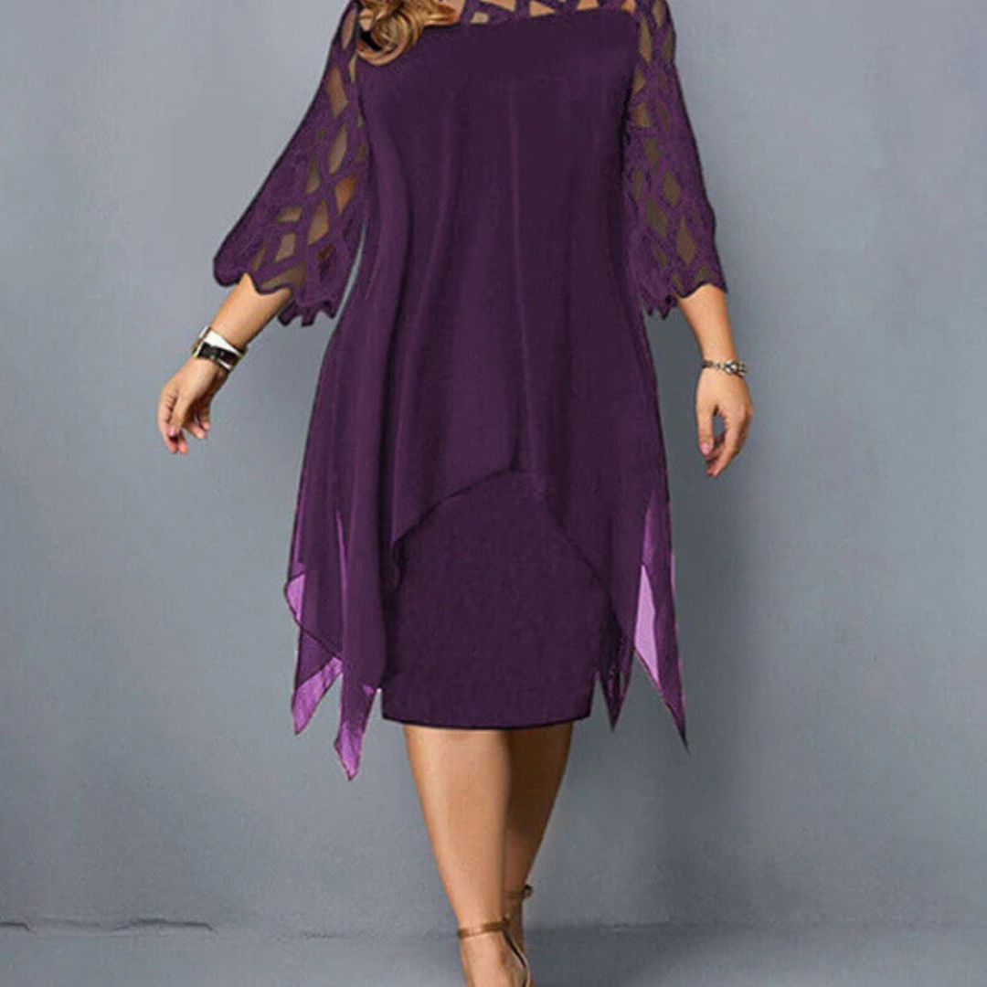ANNIKA™ |  ROBE MIDI GRANDE TAILLE