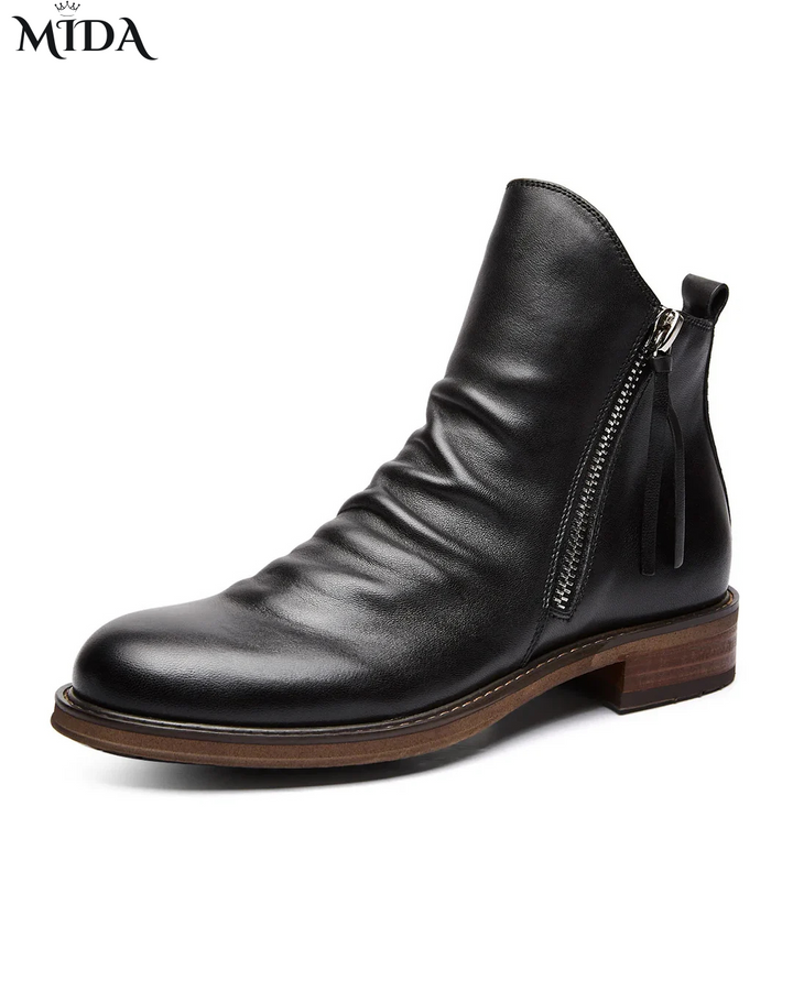Salvatore™ | Leather Chelsea Boots