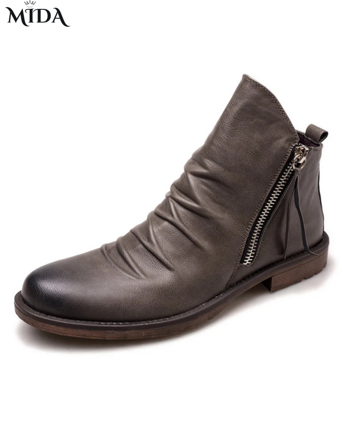 Salvatore™ | Leather Chelsea Boots