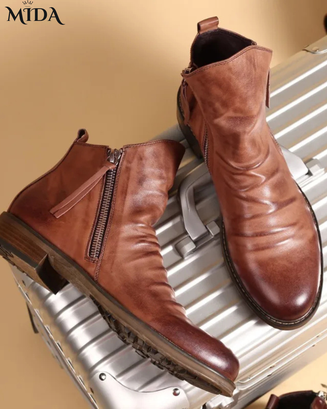 Salvatore™ | Leather Chelsea Boots