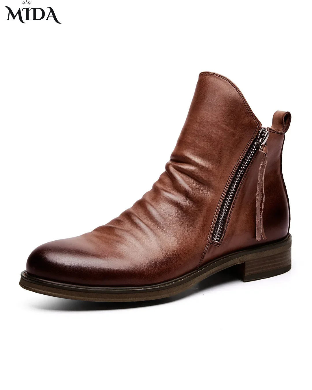 Salvatore™ | Leather Chelsea Boots