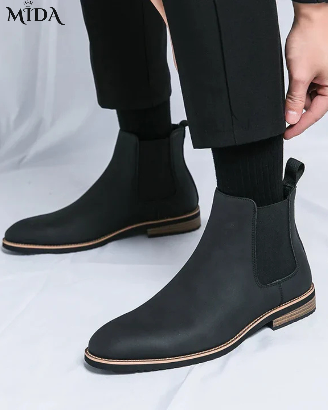 Gabriel™ | Leather Chelsea Boots