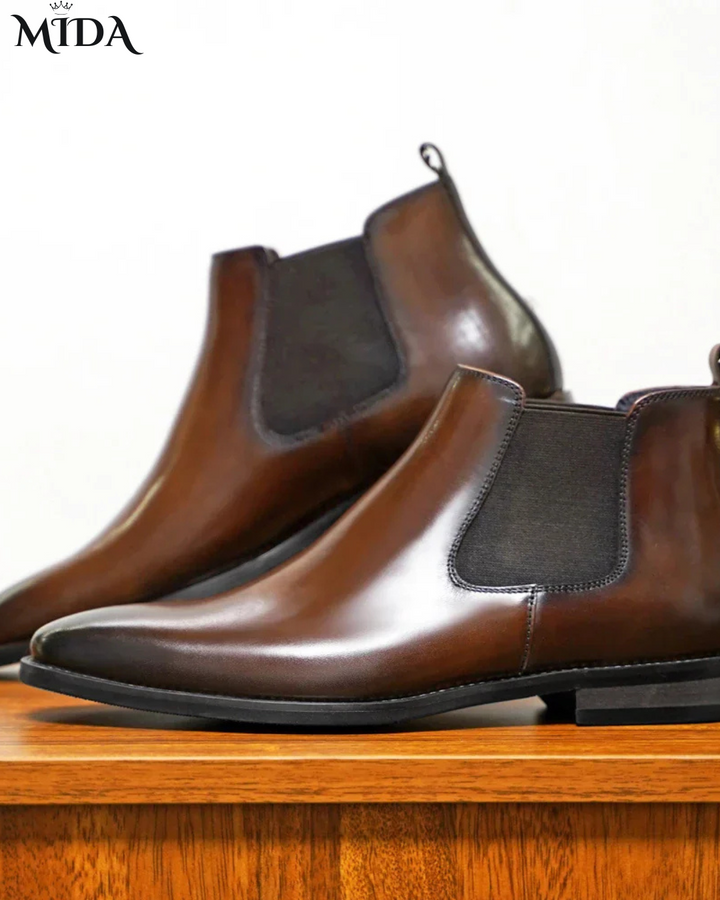 Oliver™ | Genuine Leather Chelsea Boots