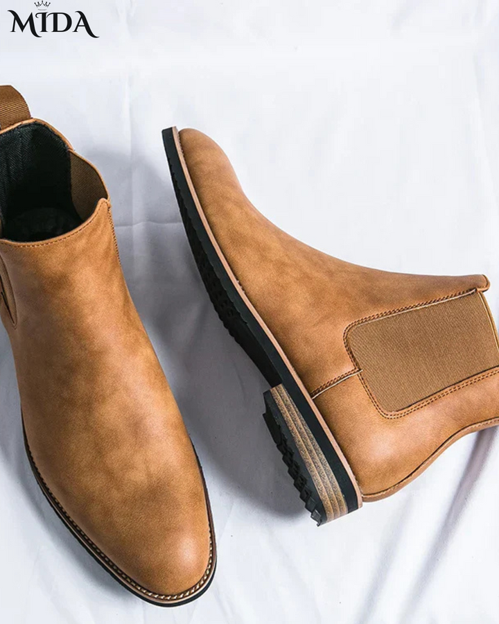 Gabriel™ | Leather Chelsea Boots