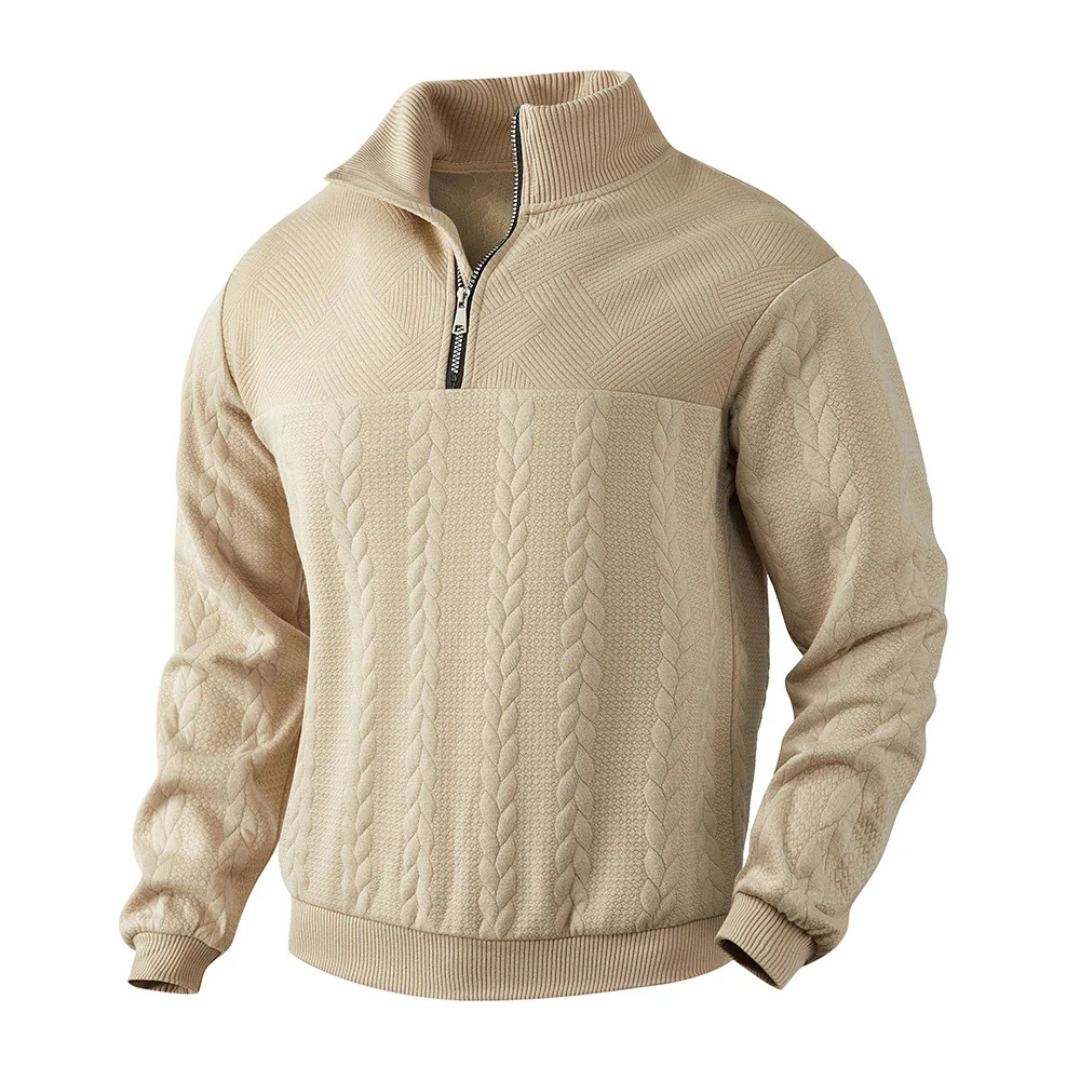 Emiliano | Premium Quarter Zip Sweater