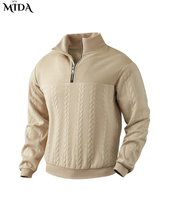 Emiliano | Premium Quarter Zip Sweater