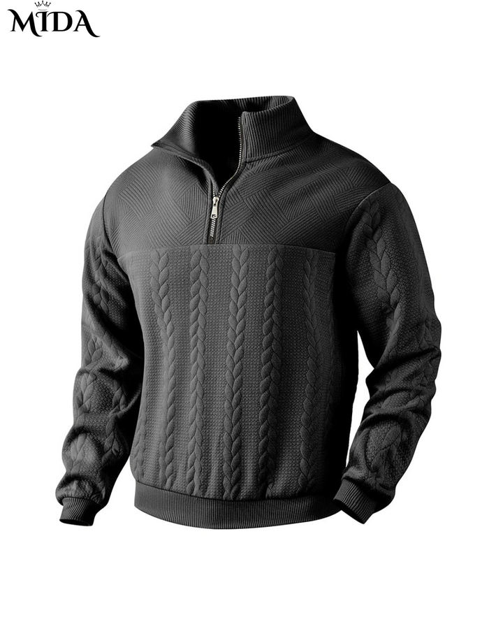 Emiliano | Premium Quarter Zip Sweater