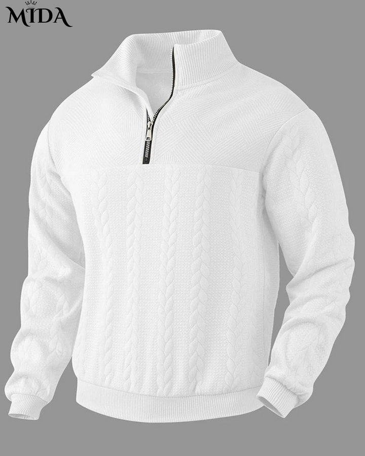 Emiliano | Premium Quarter Zip Sweater