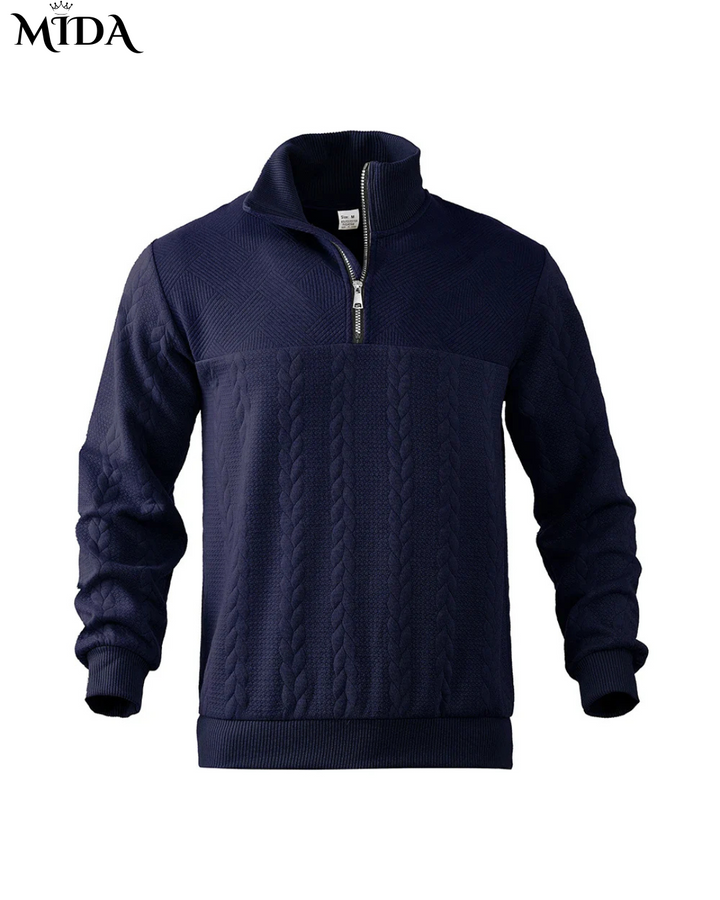 Emiliano | Premium Quarter Zip Sweater