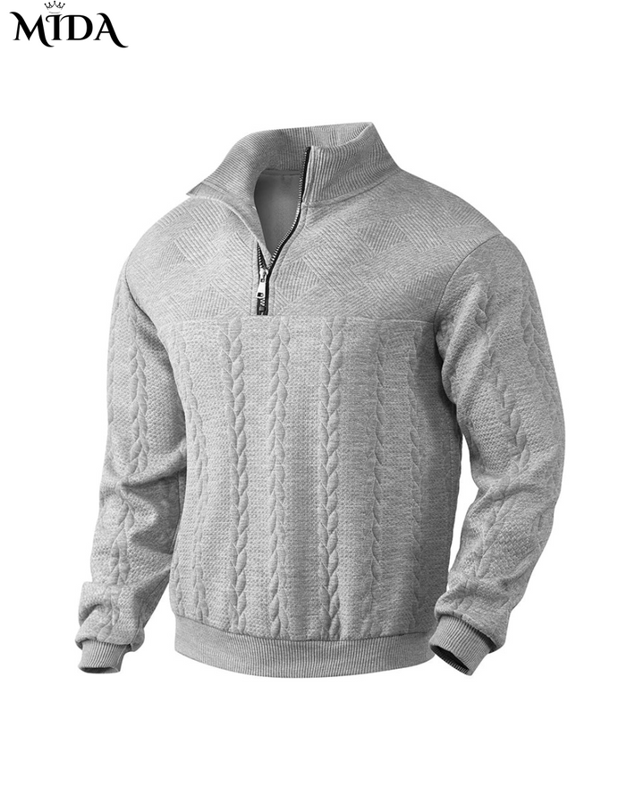 Emiliano | Premium Quarter Zip Sweater