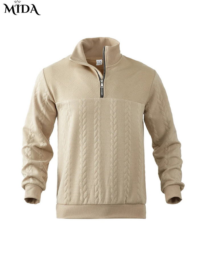 Emiliano | Premium Quarter Zip Sweater