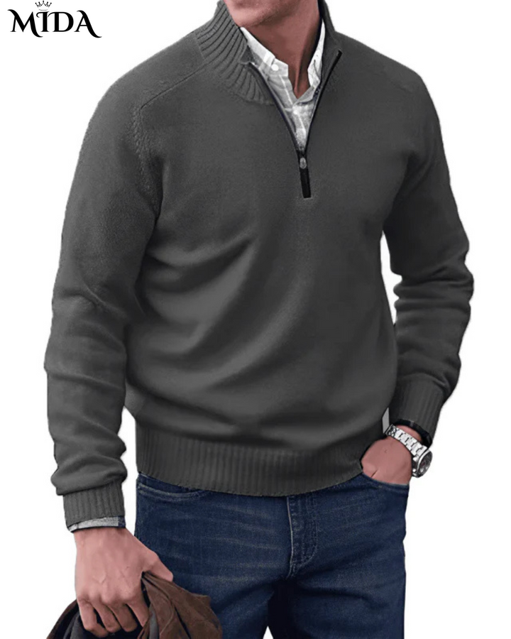 Walter | Stylish  Zipper Sweater