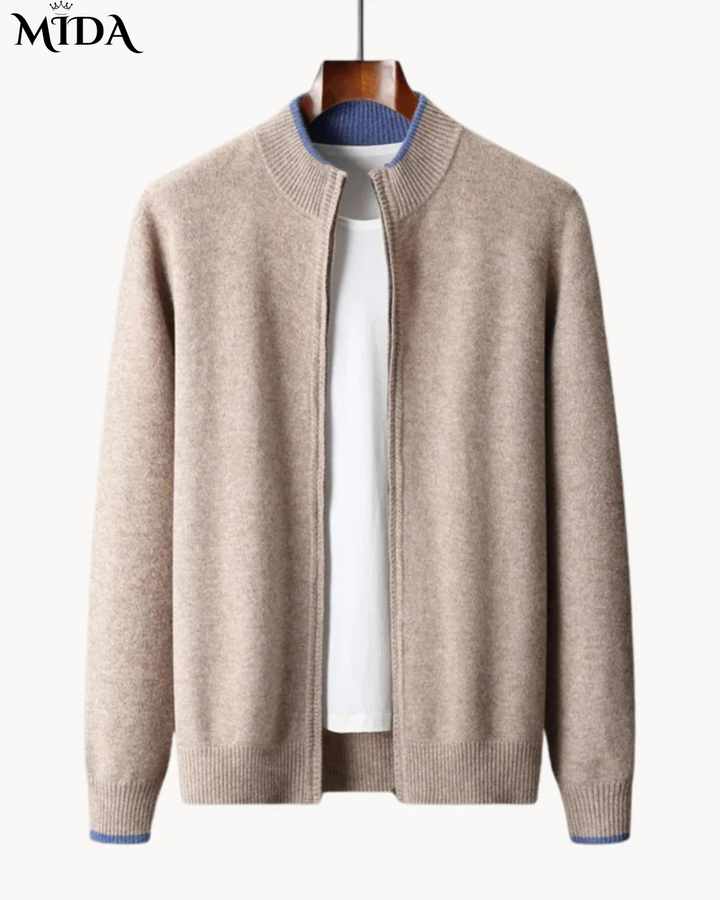 Milo | Merino Wool Zip Sweater