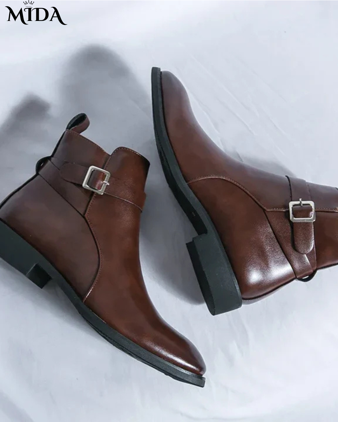 Stride  Genuine Leather Chelsea Boots