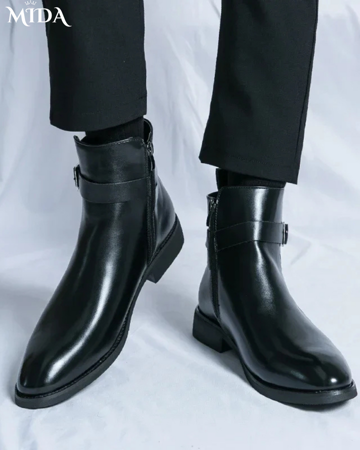 Stride  Genuine Leather Chelsea Boots