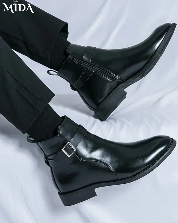 Stride  Genuine Leather Chelsea Boots