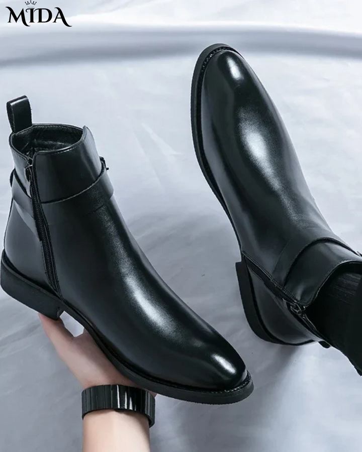 Stride  Genuine Leather Chelsea Boots