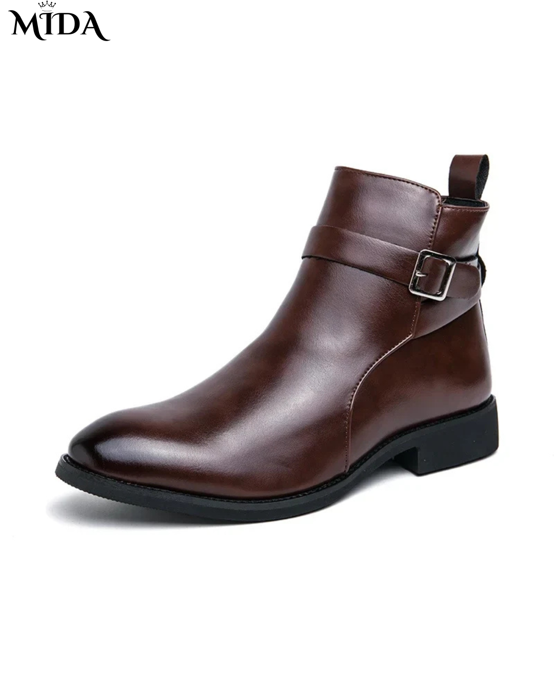Stride  Genuine Leather Chelsea Boots