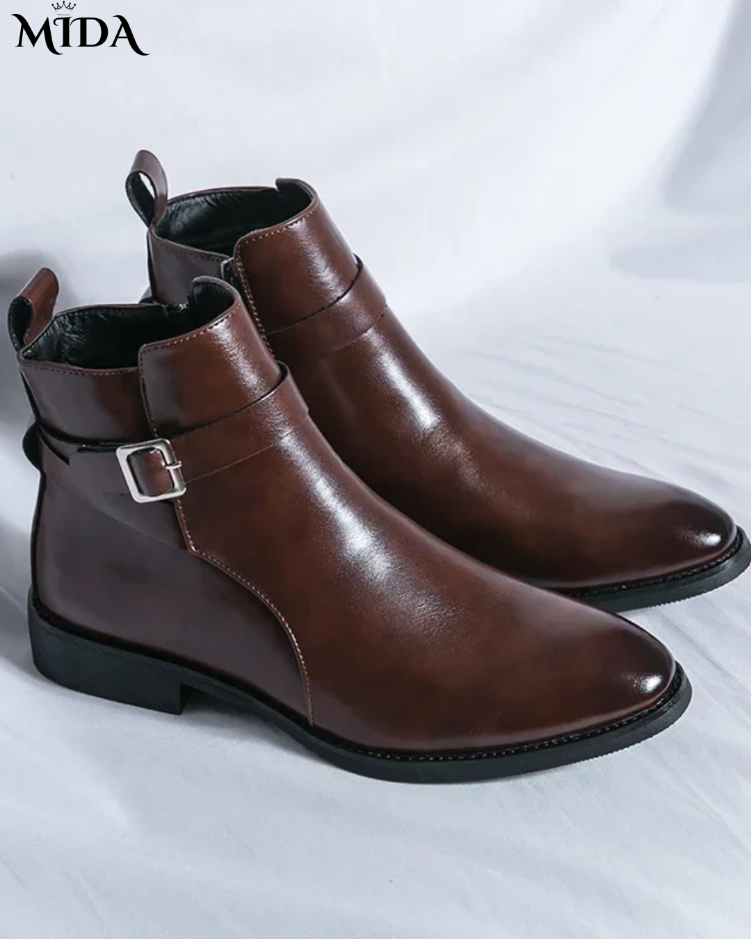 Stride  Genuine Leather Chelsea Boots