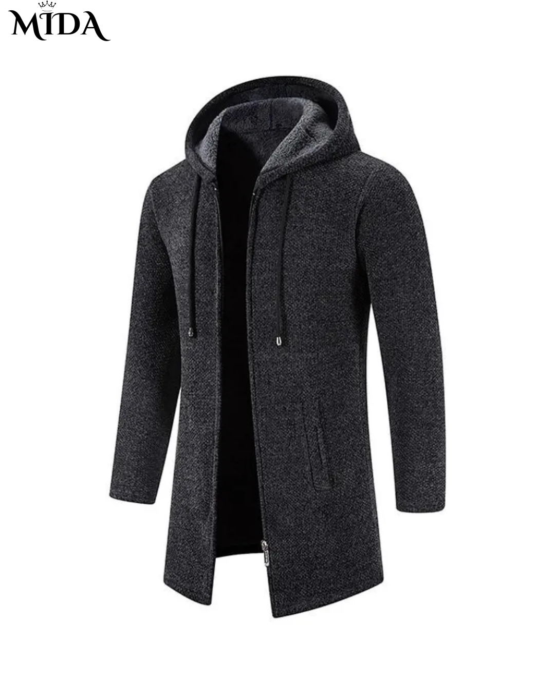 Cilian |  Fleece Hooded Cardigan