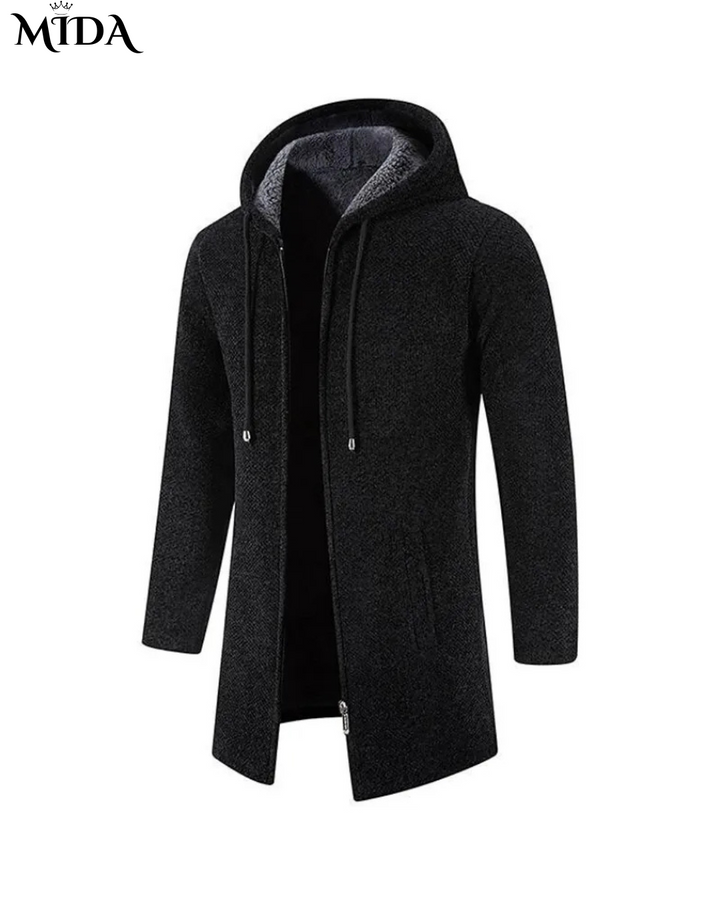 Cilian |  Fleece Hooded Cardigan