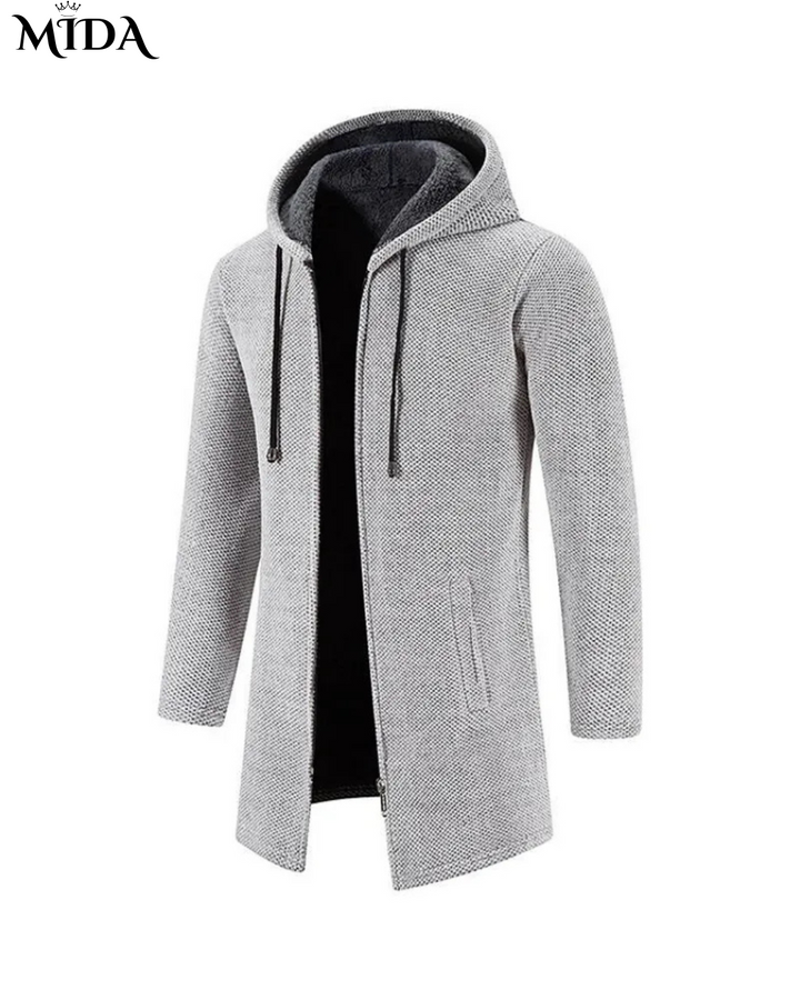 Cilian |  Fleece Hooded Cardigan